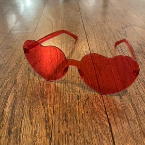 Read Heart-Shaped Sunglasses
